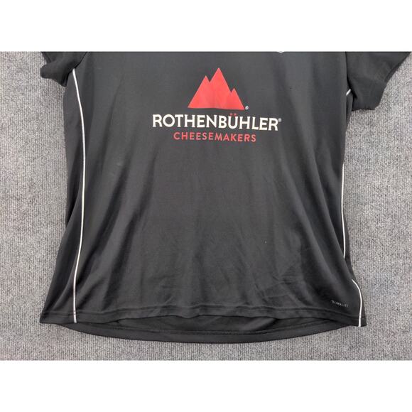 Womens Adidas Climalite RothenBuhler Cheesemakers T Shirt Size XL Black - Picture 4 of 11